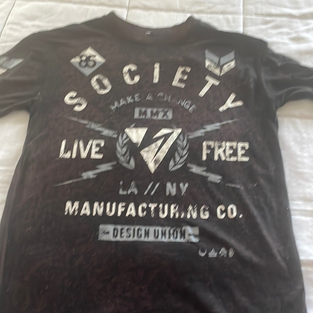 Mens small buckle brand-society